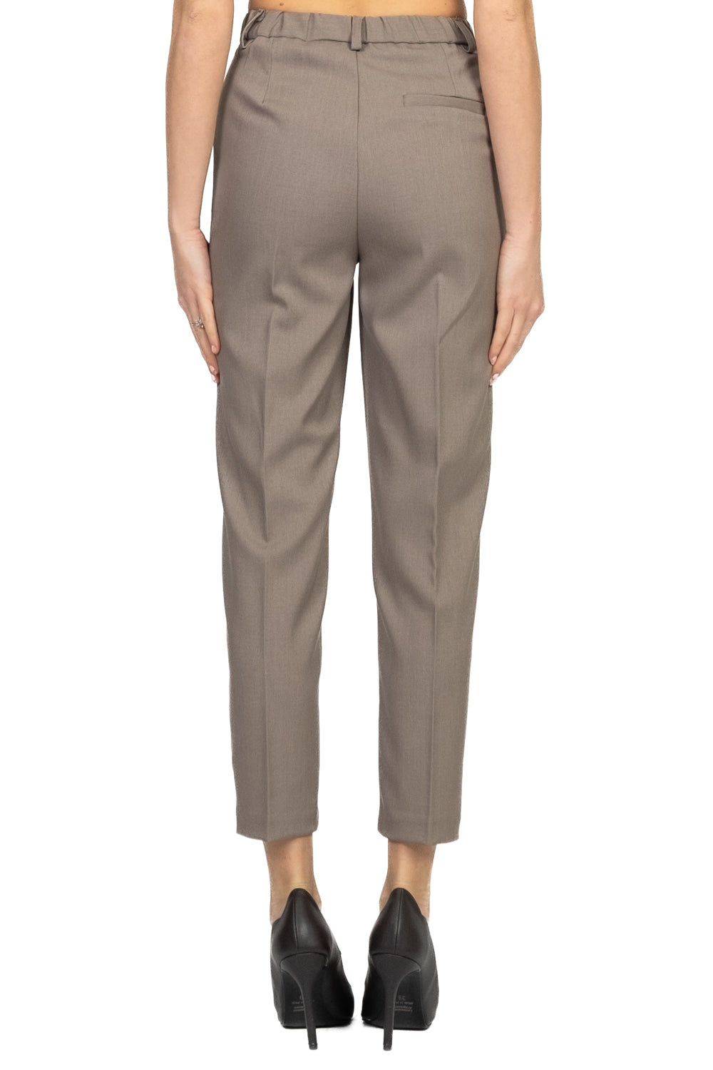 Vicolo - Pantalone carrot melangiato Art. TF0854