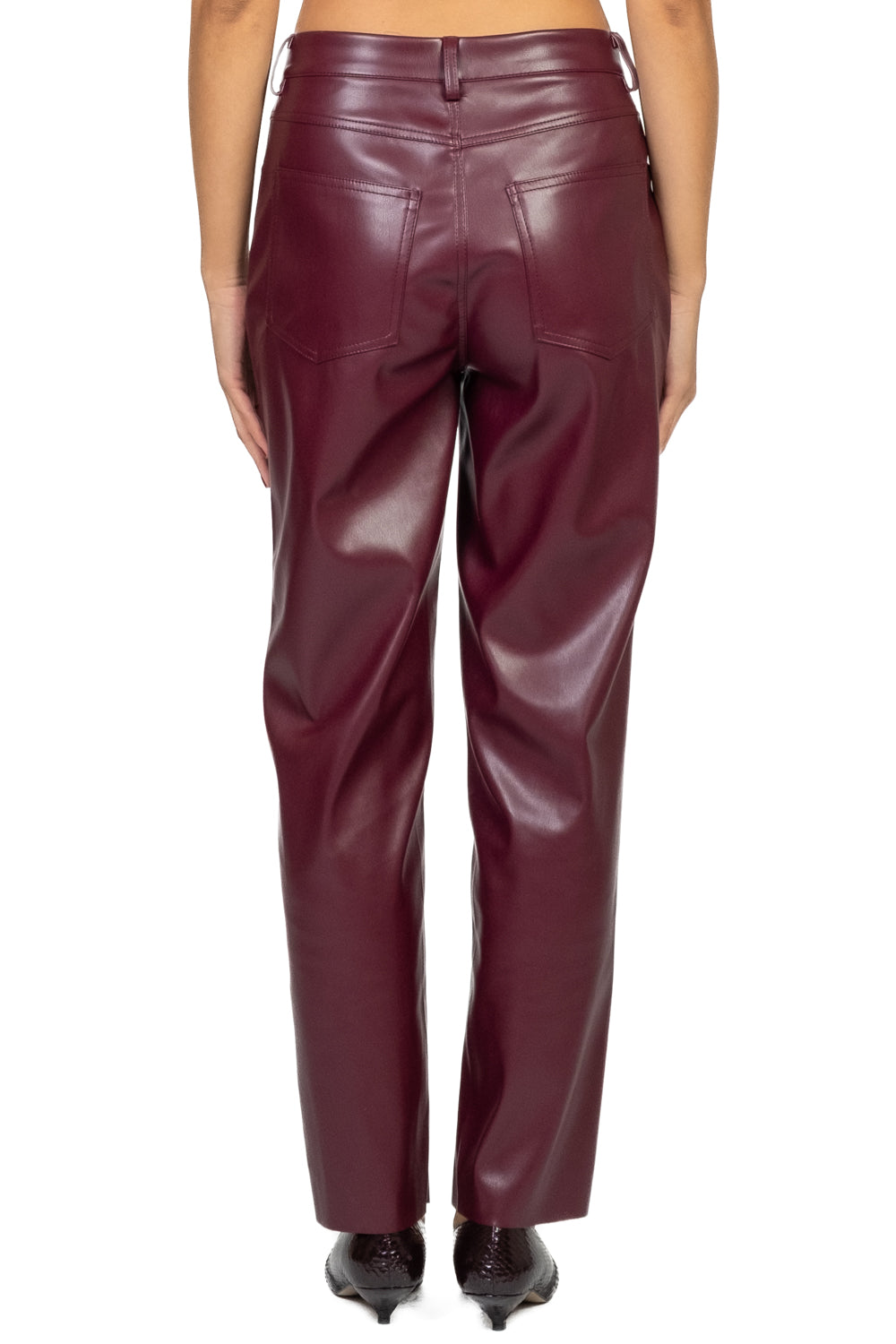 Tensione In - Pantalone ecopelle crop Art. 225092