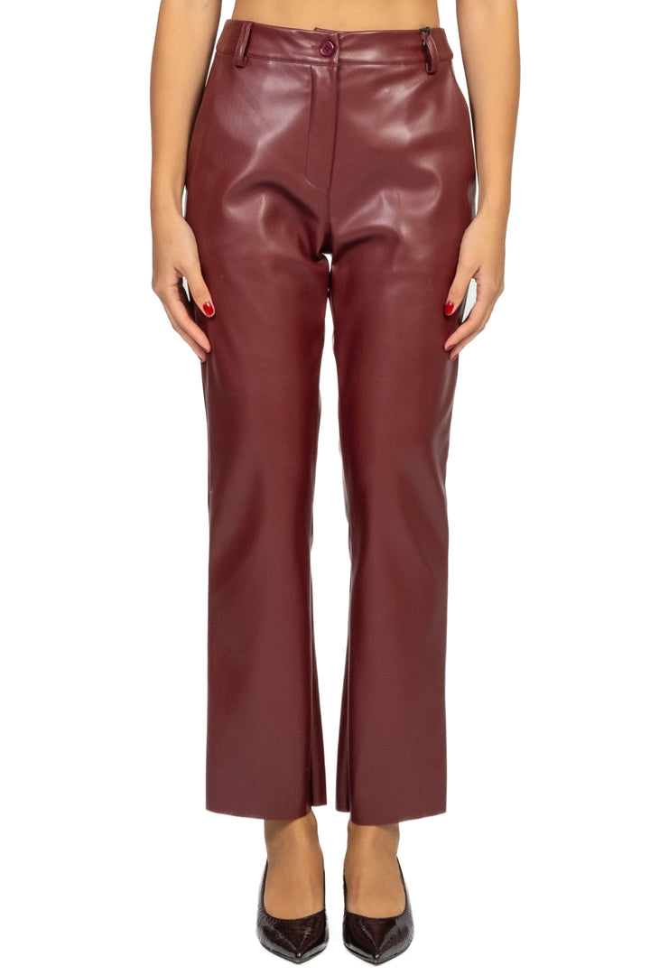 Tensione In - Pantalone trombetta ecopelle Art. 222128-25