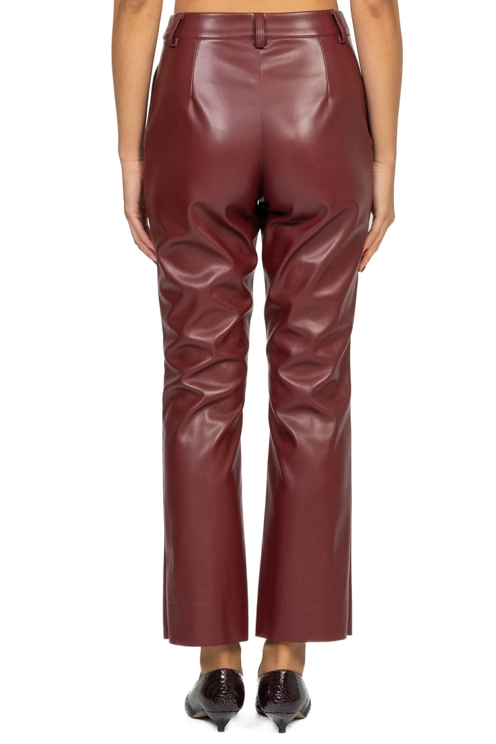 Tensione In - Pantalone trombetta ecopelle Art. 222128-25