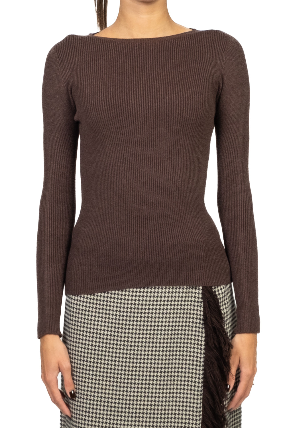 Vicolo - Maglia costine slim Art. 77315F