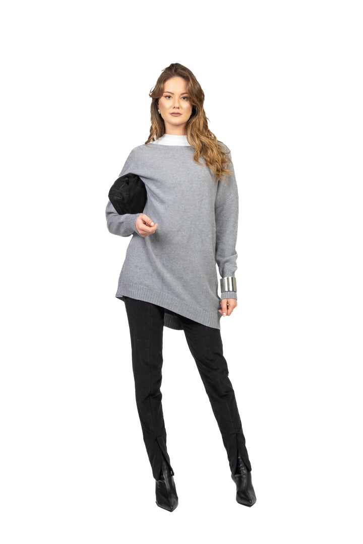 Vicolo - Leggings millerighe con spacchetto Art. TF1998