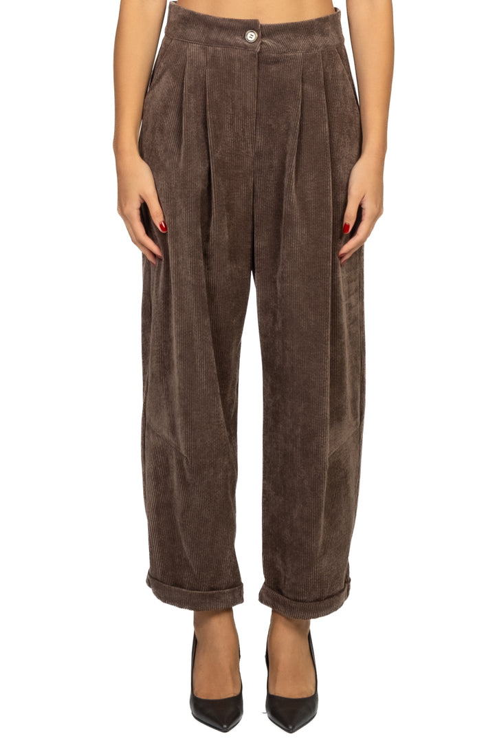 Vicolo - Pantalone baggy velluto coste Art. TF2026