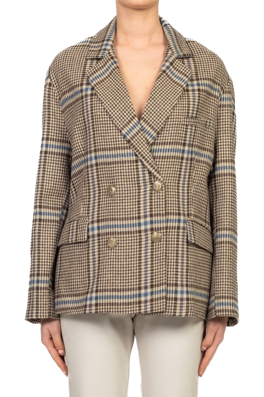 Tensione In - Giacca doppio petto check Art. 26B1422