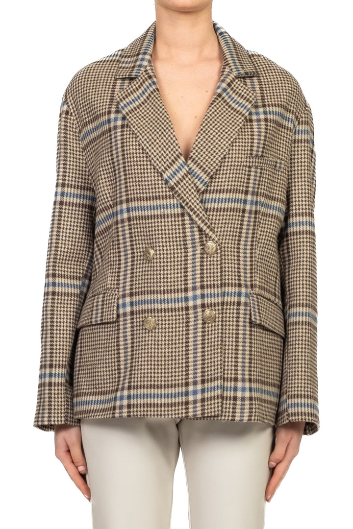 Tensione In - Giacca doppio petto check Art. 26B1422