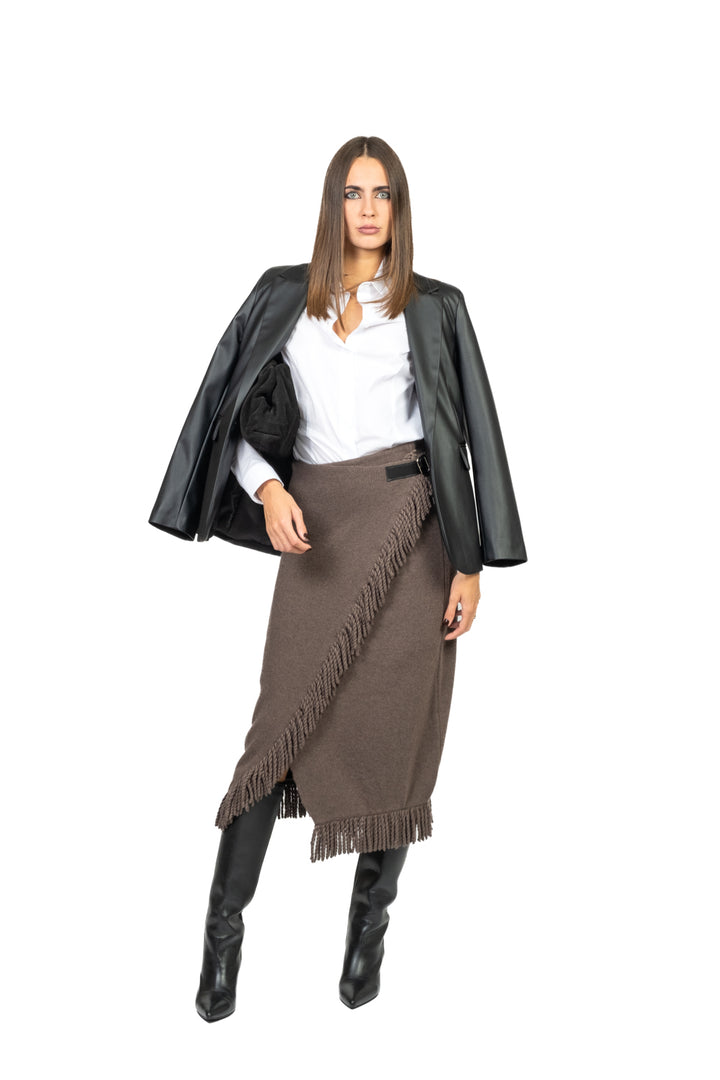 Vicolo - Gonna in maglia con cinturino Art. 77177F