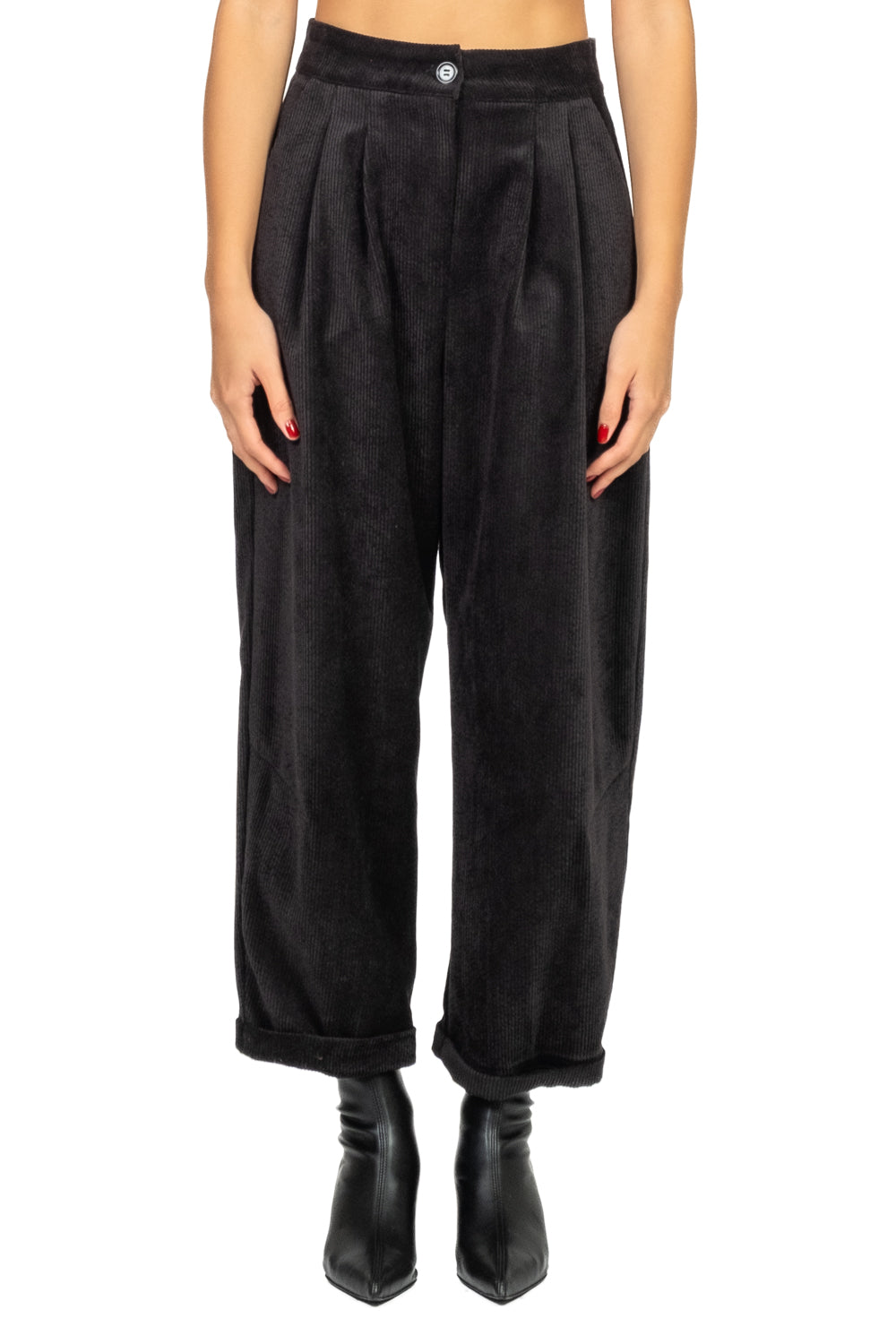 Vicolo - Pantalone baggy velluto coste Art. TF2026