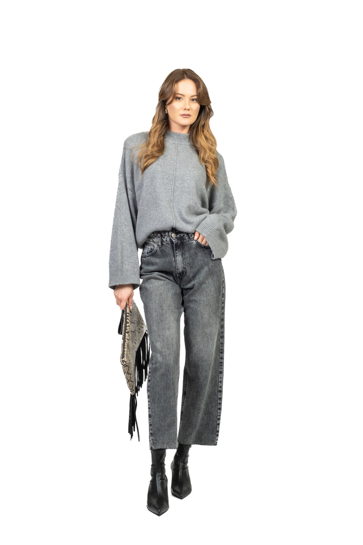 Vicolo - Maglia spalline cucitura frontale Art. 55193F