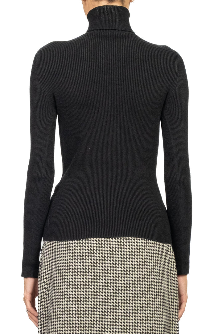 Vicolo - Maglia costine collo alto Art. 77314F