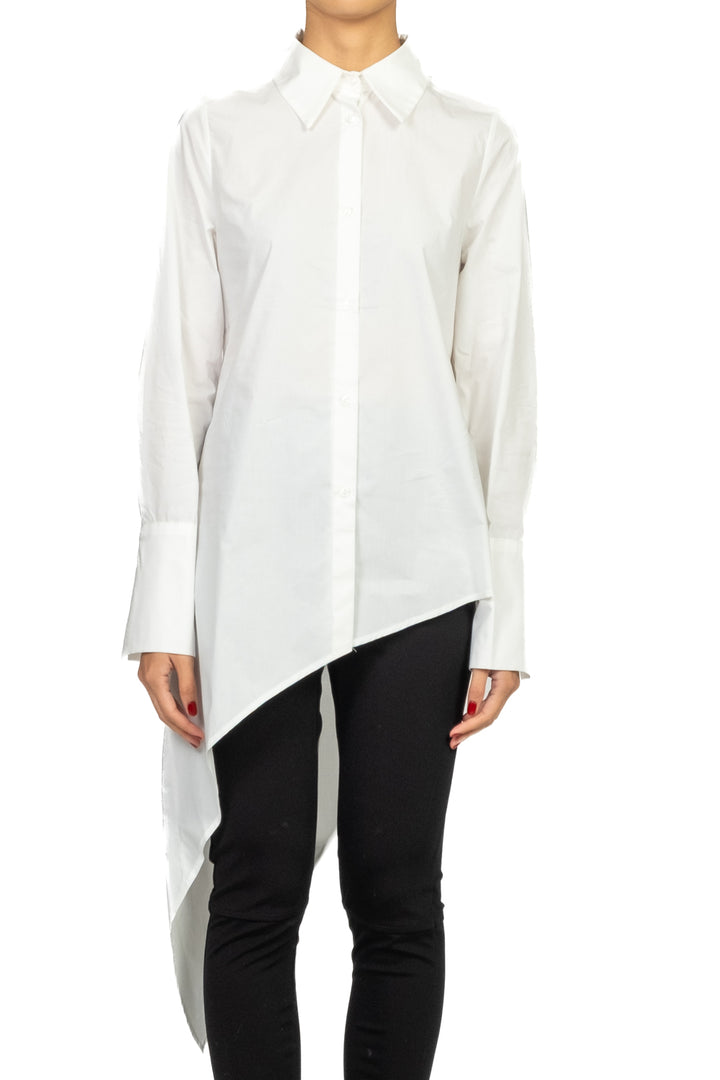 Tensione In - Camicia lunga asimmetrica Art. W25CA13