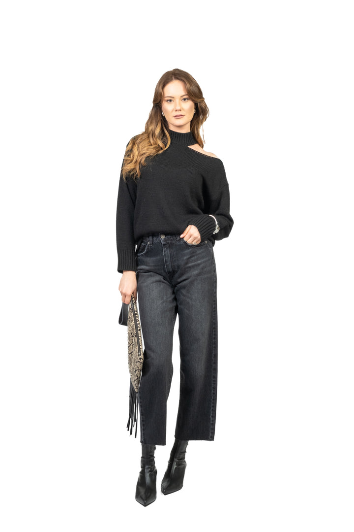 Have One - Maglia mezzo collo cut out Art. MFP-P187