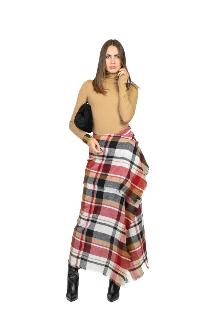 Tensione In - Gonna check con cinturini Art. 38027