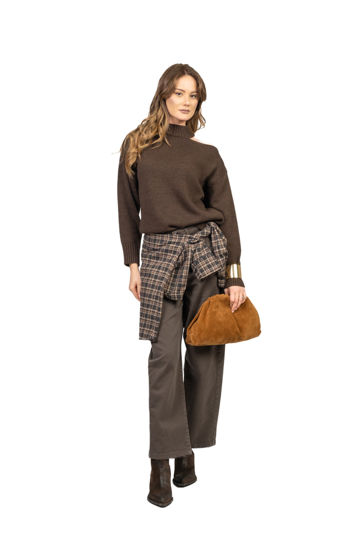 Have One - Maglia mezzo collo cut out Art. MFP-P187