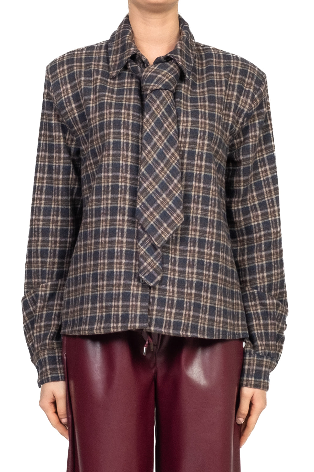 Tensione In - Camicia check con cravatta Art. 26C1372