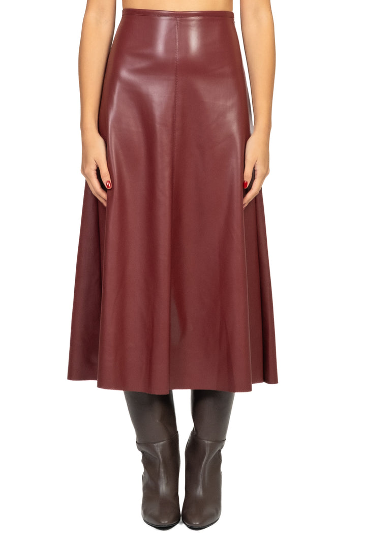 Tensione In - Gonna trapezio ecopelle Art. 122154-25