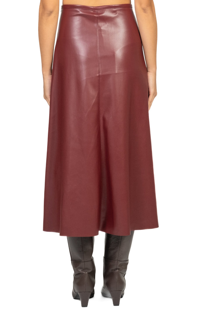 Tensione In - Gonna trapezio ecopelle Art. 122154-25