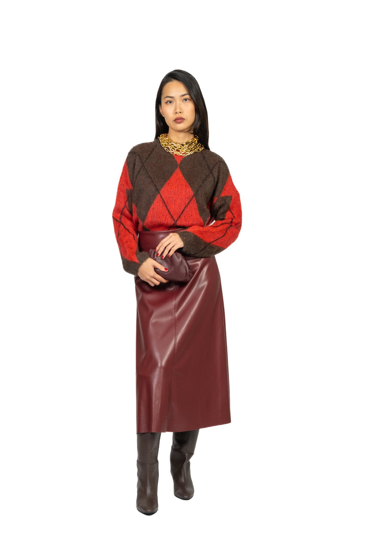 Vicolo - Maglia rombi misto mohair Art. 55190F