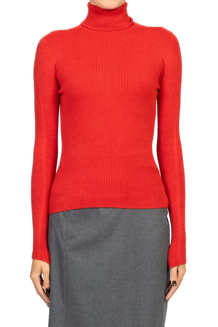 Vicolo - Maglia costine collo alto Art. 77314F