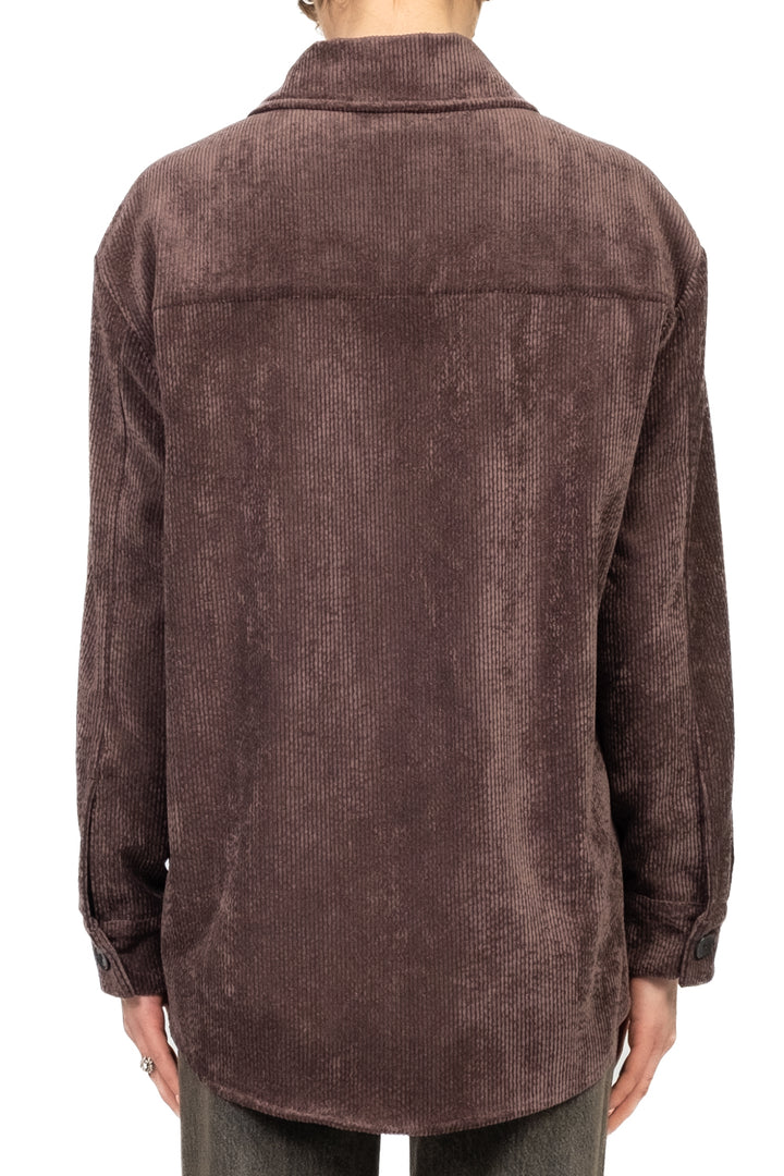 Vicolo - Camicia velluto coste con taschini Art. TF2007