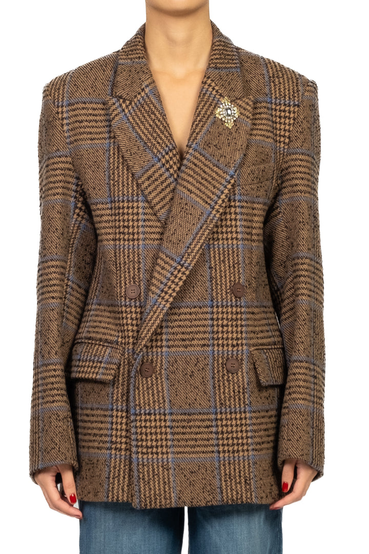 Tensione In - Giacca doppio petto check Art. W25J994