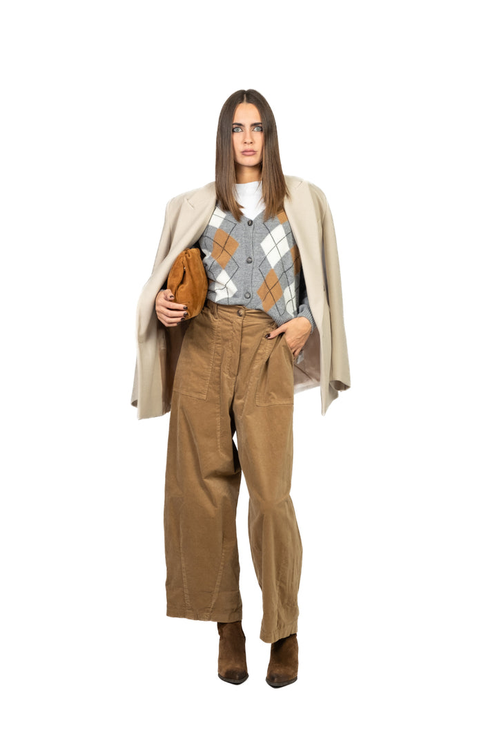 Have One - Pantalone baggy in velluto Art. PVS-P304