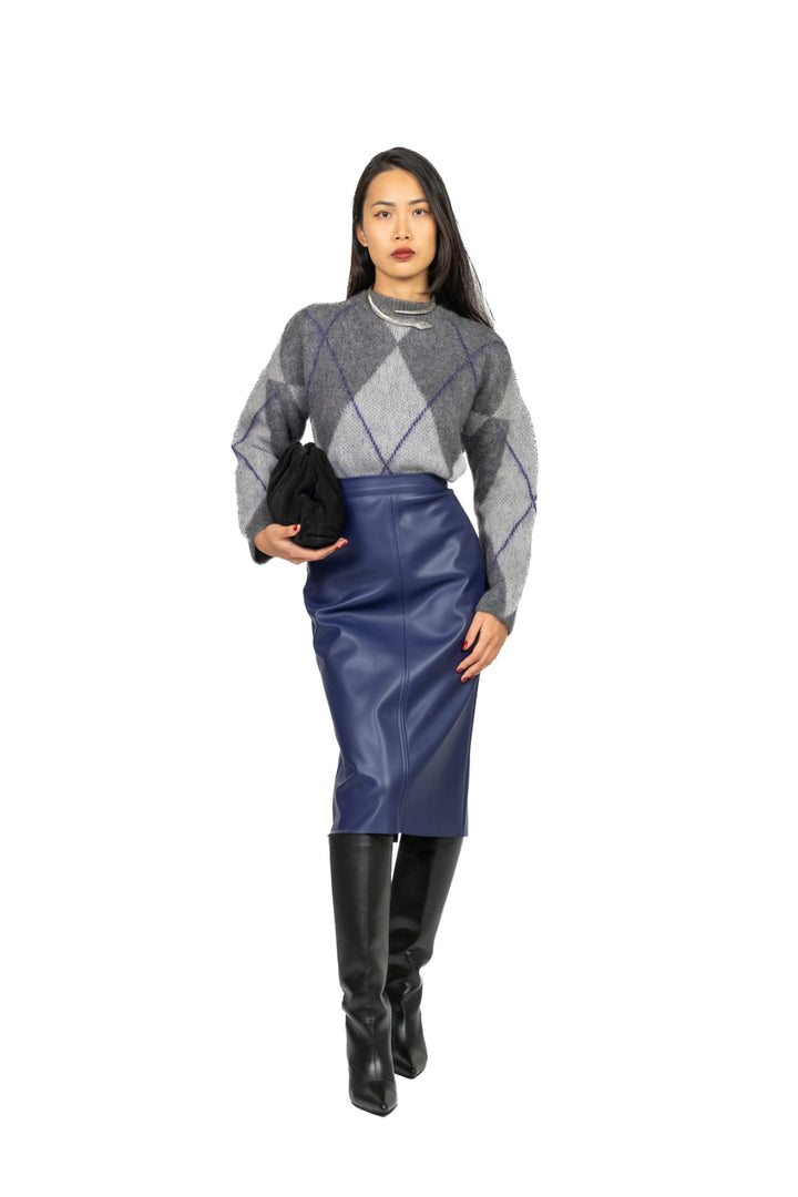 Vicolo - Maglia rombi misto mohair Art. 55190F