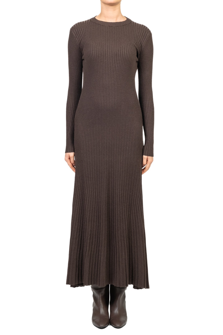 Vicolo - Abito in maglia lungo a coste Art. 22084F