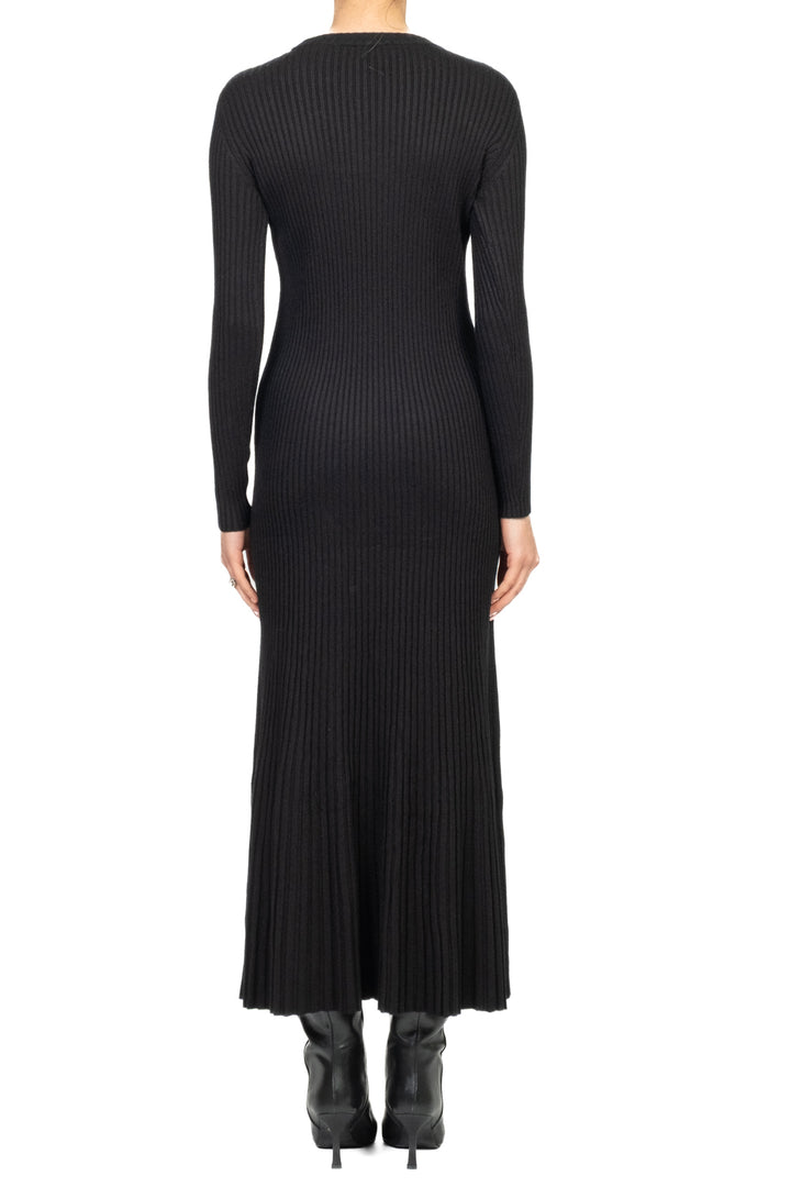 Vicolo - Abito in maglia lungo a coste Art. 22084F