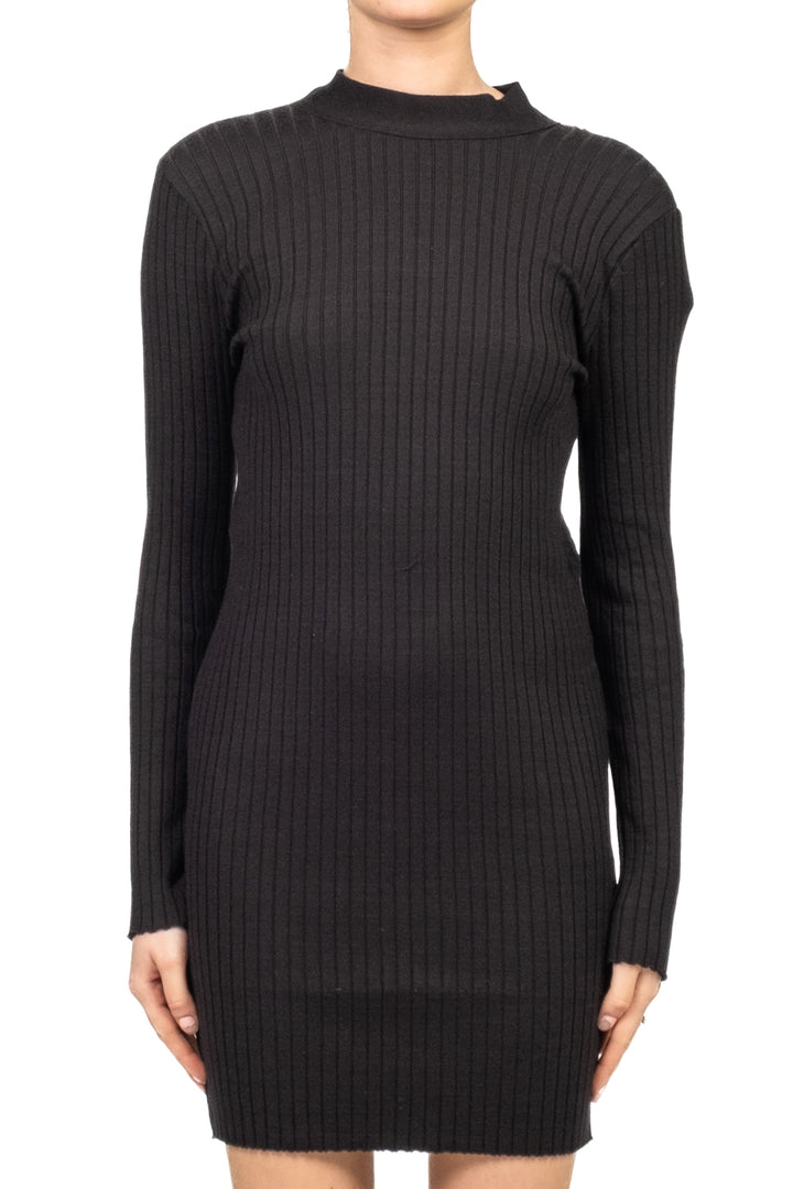 Vicolo - Abito mini in maglia scollo posteriore Art. 22217F