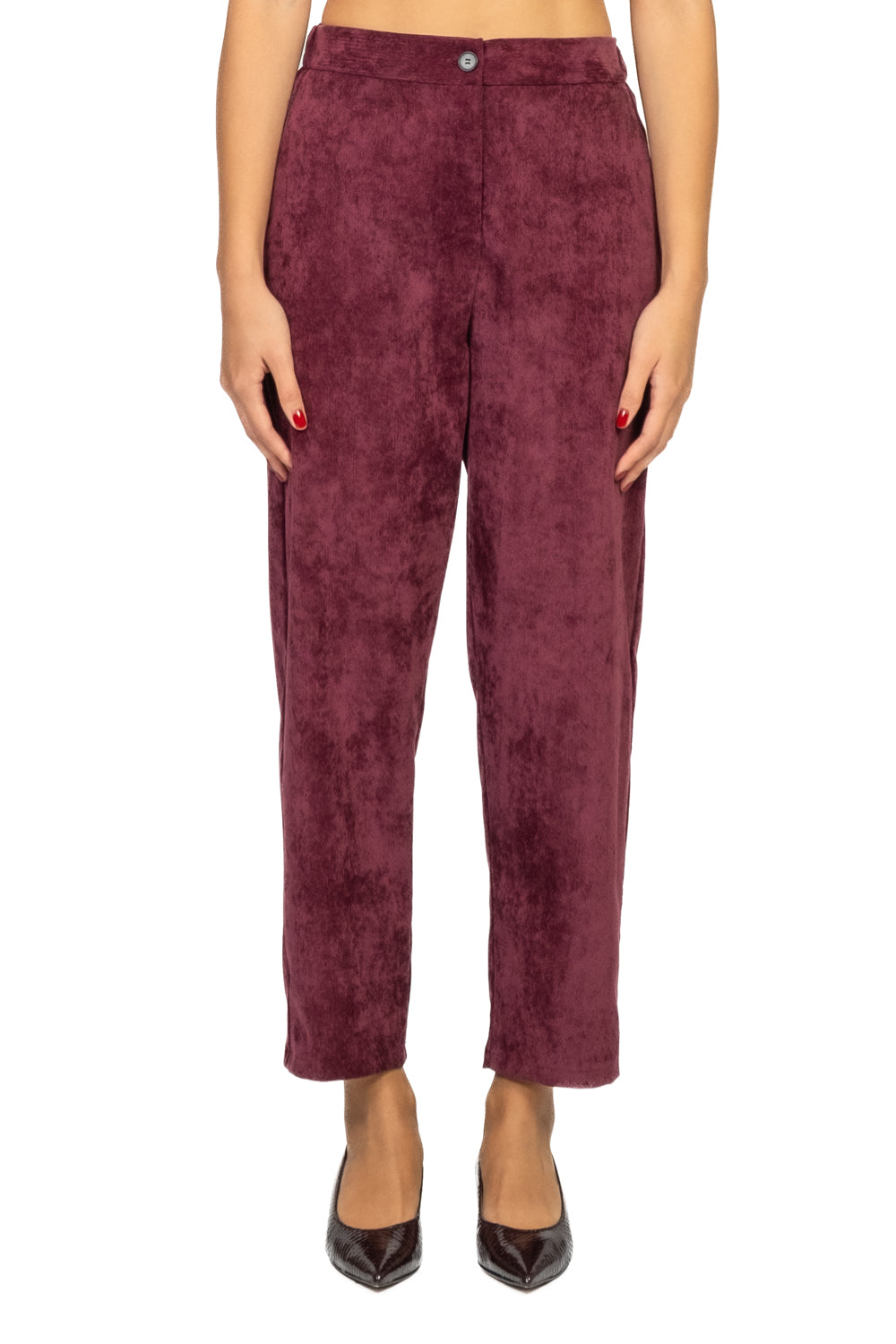 Vicolo - Pantalone carrot velluto millerighe Art. TF2001