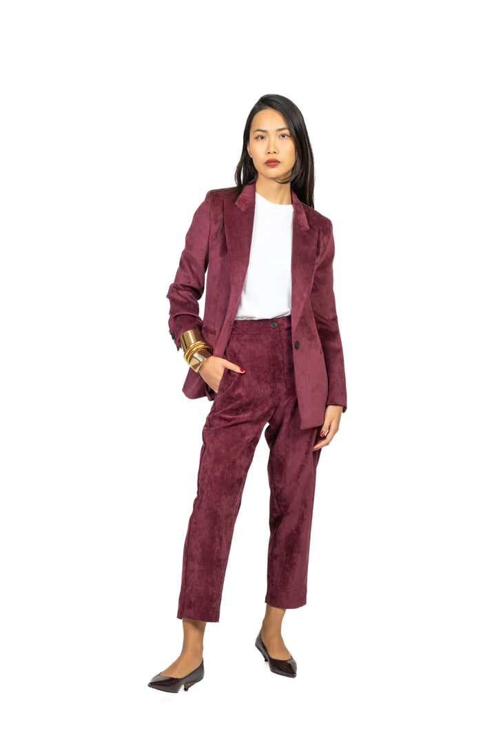 Vicolo - Pantalone carrot velluto millerighe Art. TF2001