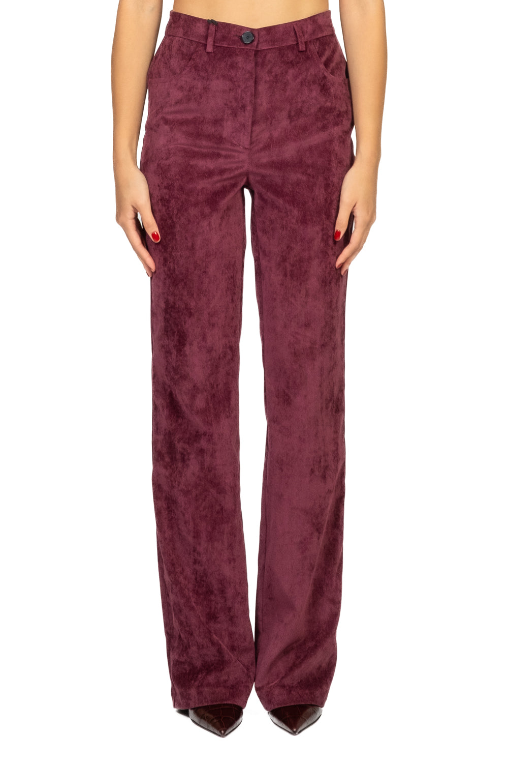 Vicolo - Pantalone gamba dritta velluto millerighe Art. TF1977