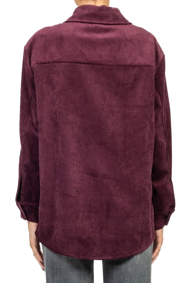 Vicolo - Camicia velluto coste con taschini Art. TF2007