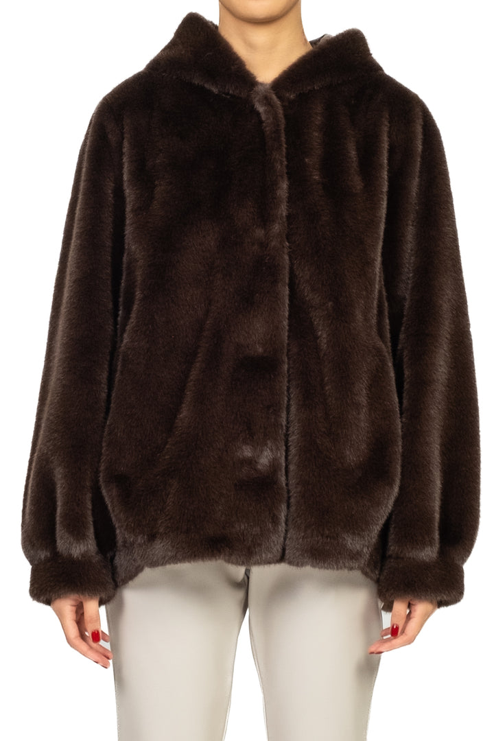 Have One - Giacca pelliccia con cappuccio Art. KDY-P034