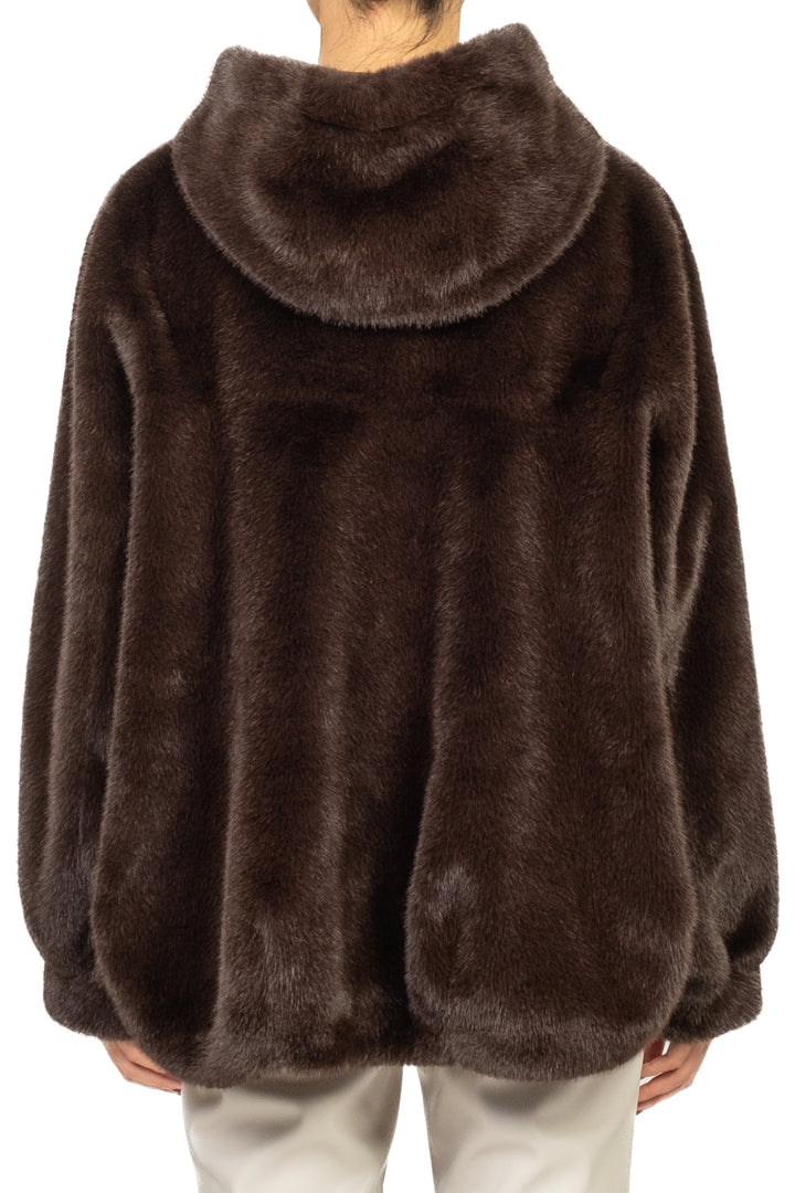 Have One - Giacca pelliccia con cappuccio Art. KDY-P034