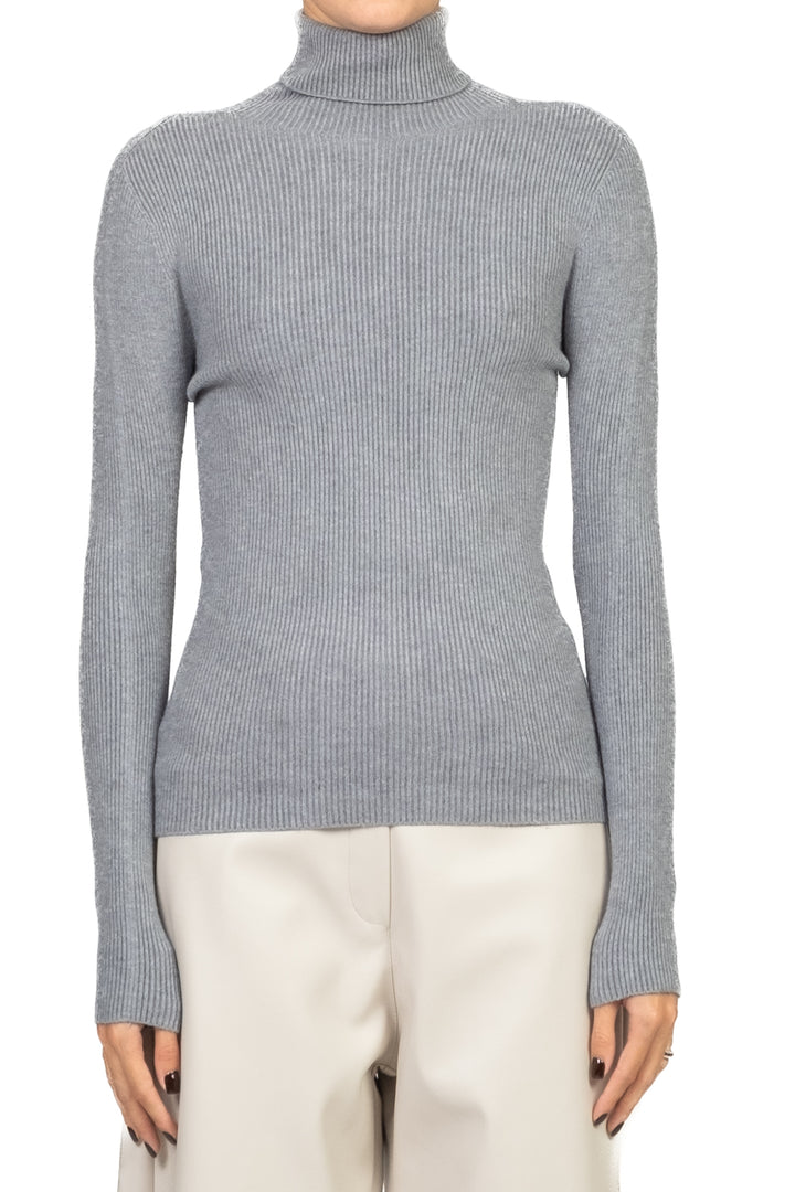 Vicolo - Maglia costine collo alto Art. 77314F