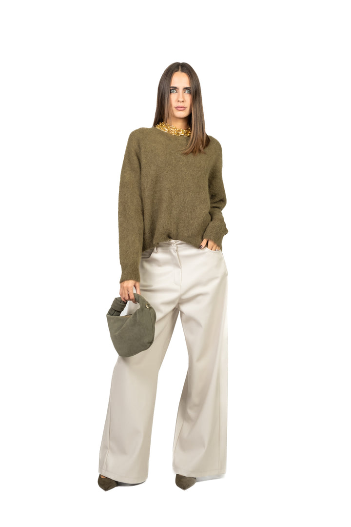 Kontatto - Maglia girocollo mohair Art. 3M0863CN