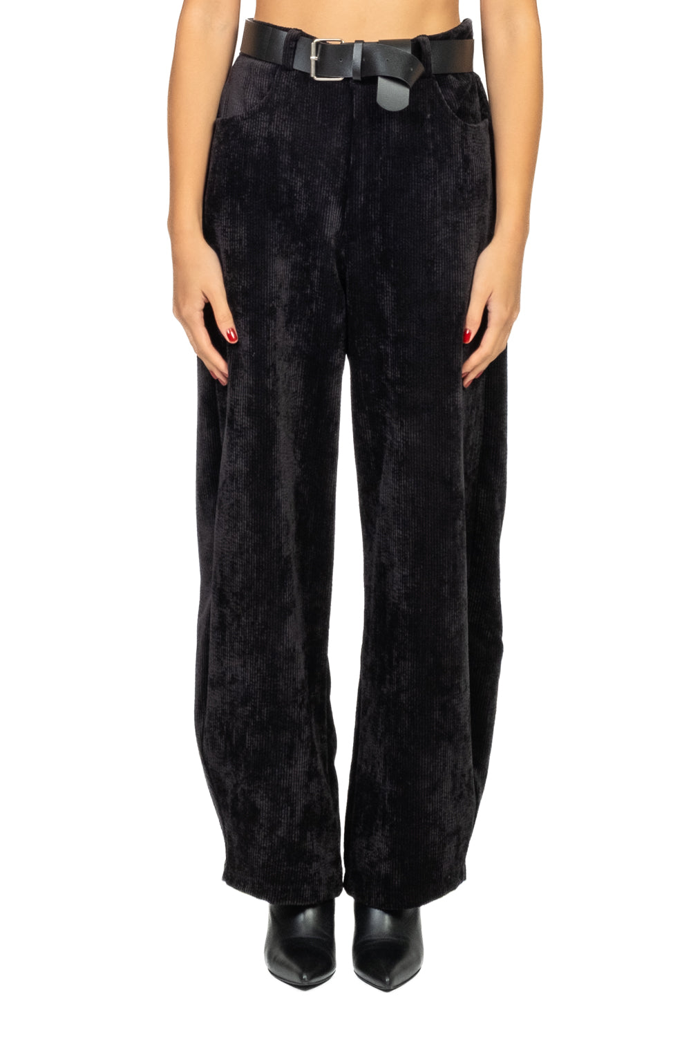 Vicolo - Pantalone barrel velluto a coste Art. TF2015