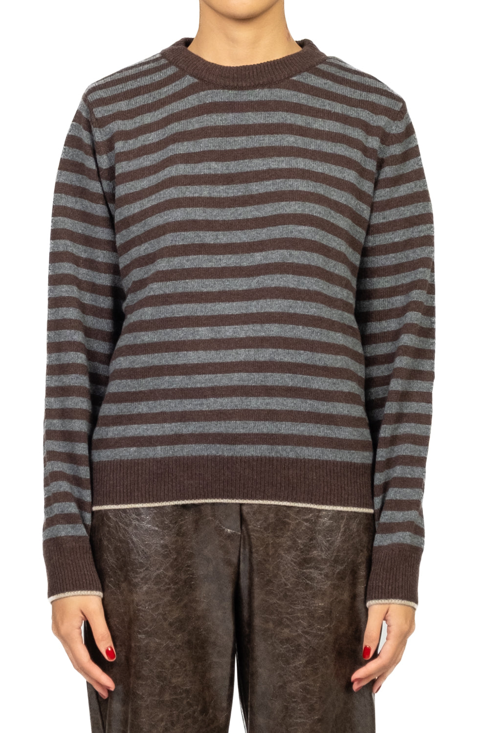 Tensione In - Maglia girocollo rigata Art. D82001