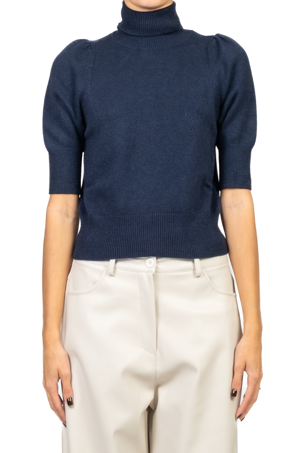 Tensione In - Maglia collo alto mezza manica Art. 72189AI25