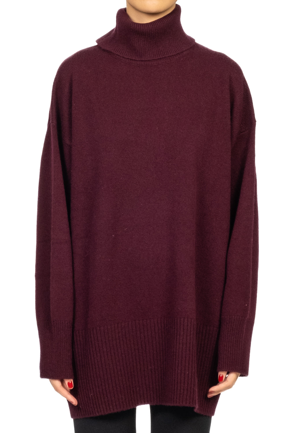 Tensione In - Maglia over con collo alto Art. WL773AI25