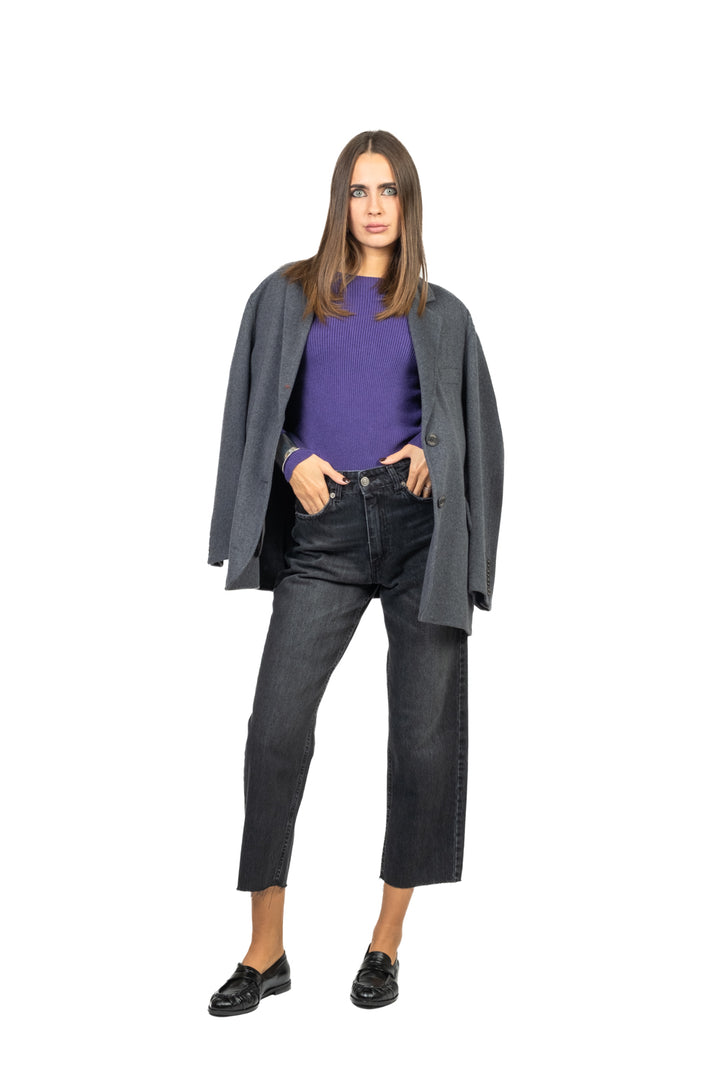 Vicolo - Maglia costine slim Art. 77315F