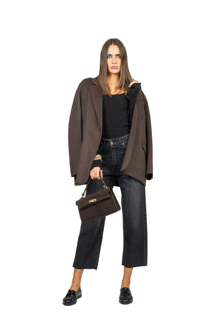 Vicolo - Maglia costine scollo tondo Art. 77316F