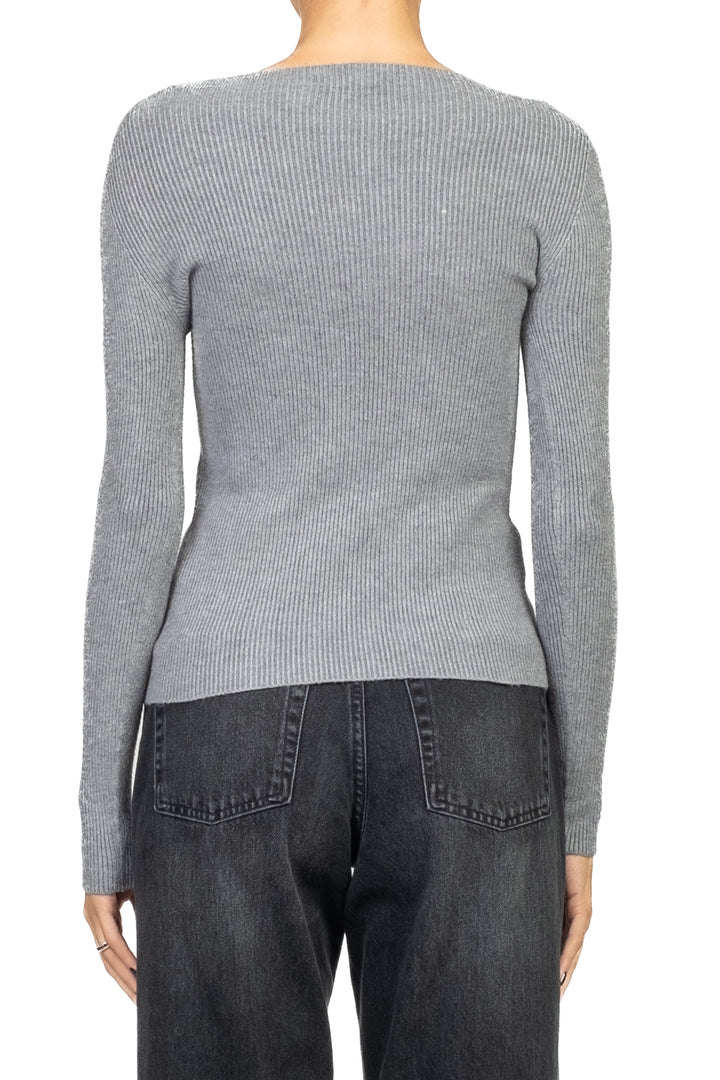 Vicolo - Maglia costine slim Art. 77315F