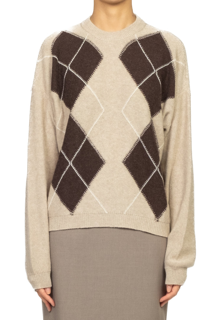 Vicolo - Maglia rombi girocollo Art. 77344F