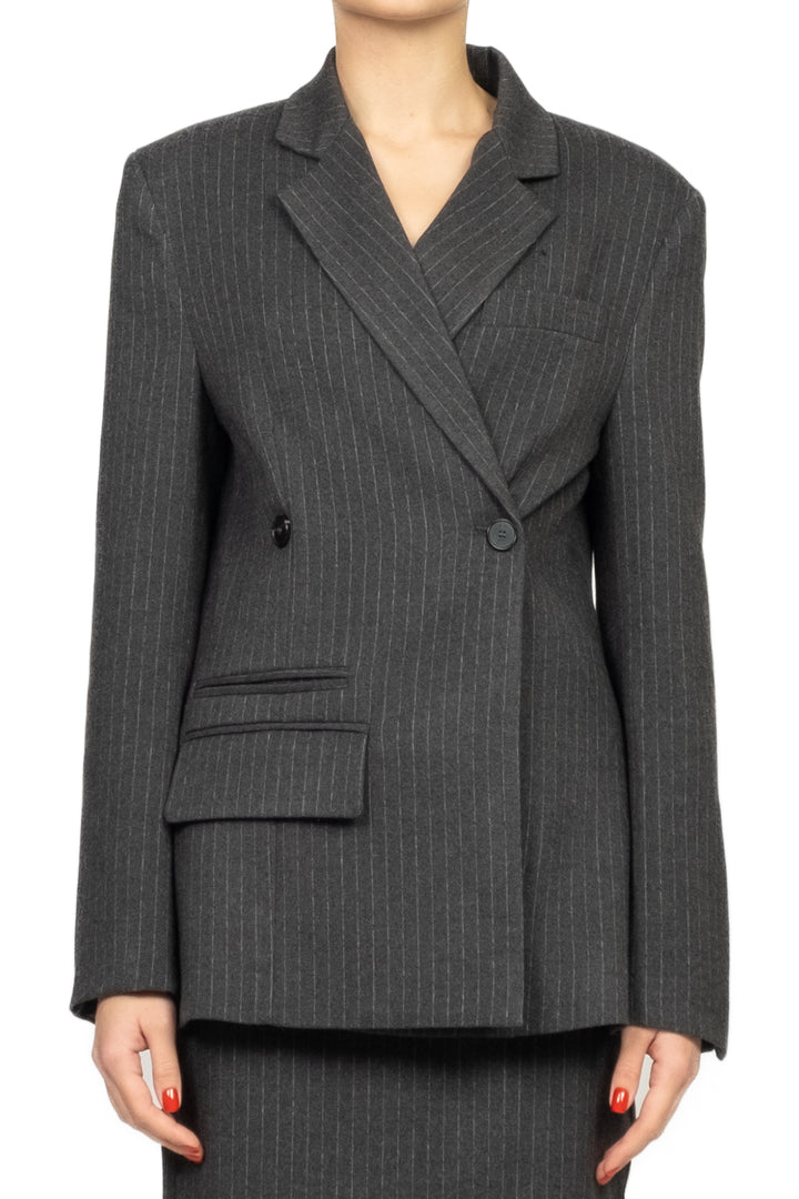 Vicolo - Giacca gessata doppio petto  Art. TF2042