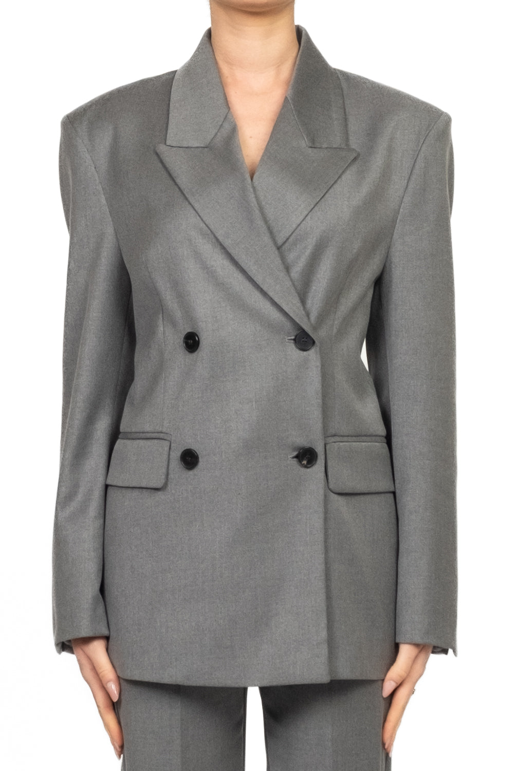 Vicolo - Giacca doppio petto sfiancata con bottoni dietro Art. TF2044