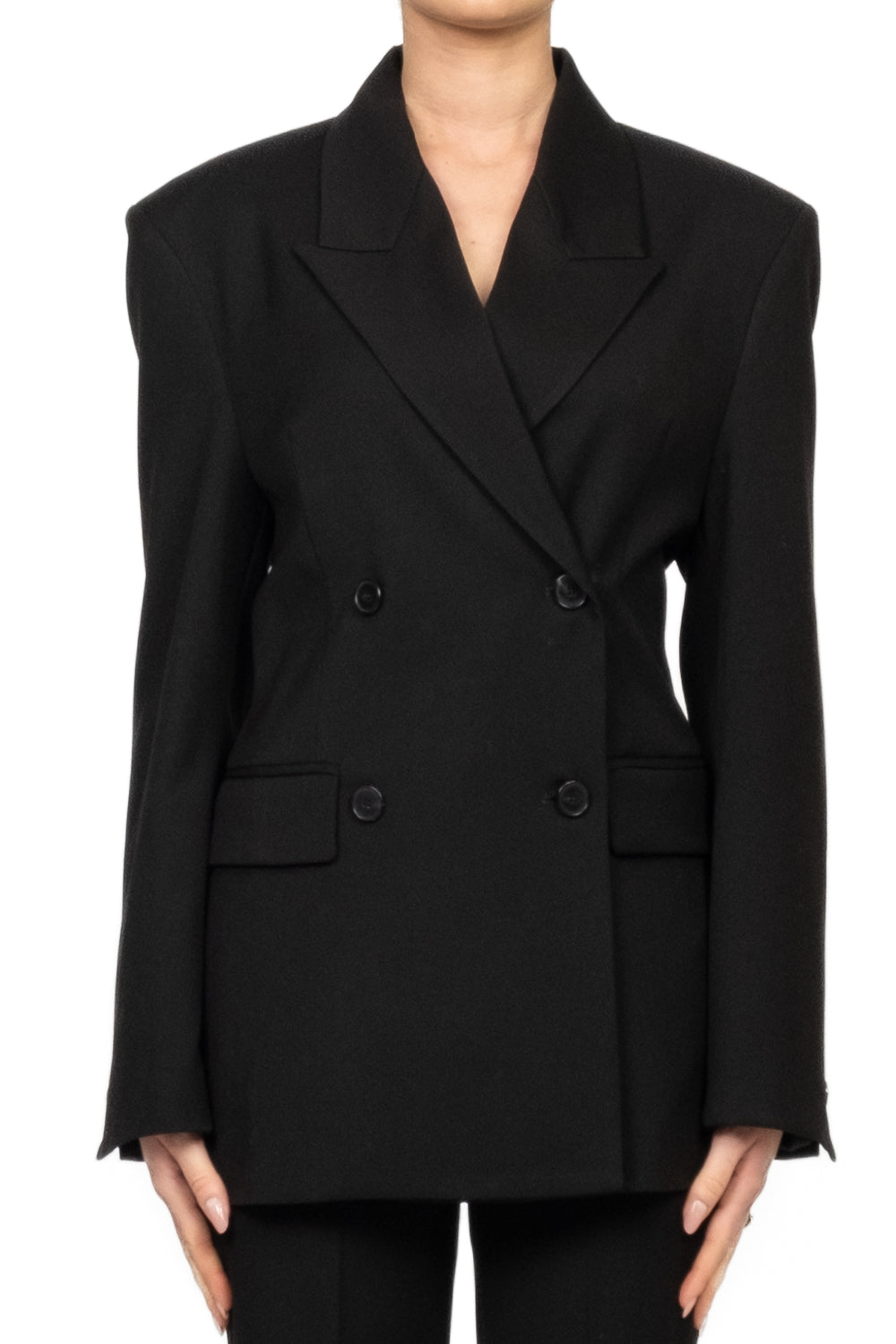 Vicolo - Giacca doppio petto sfiancata con bottoni dietro Art. TF2103