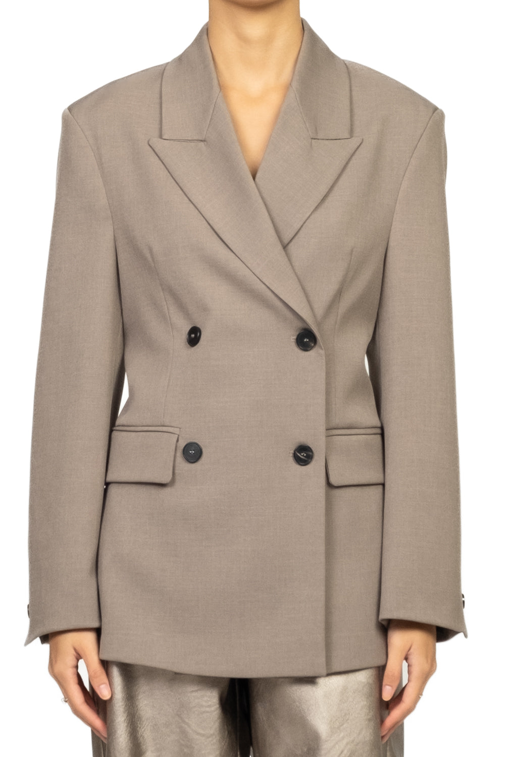 Vicolo - Giacca doppio petto sfiancata con bottoni dietro Art. TF2103