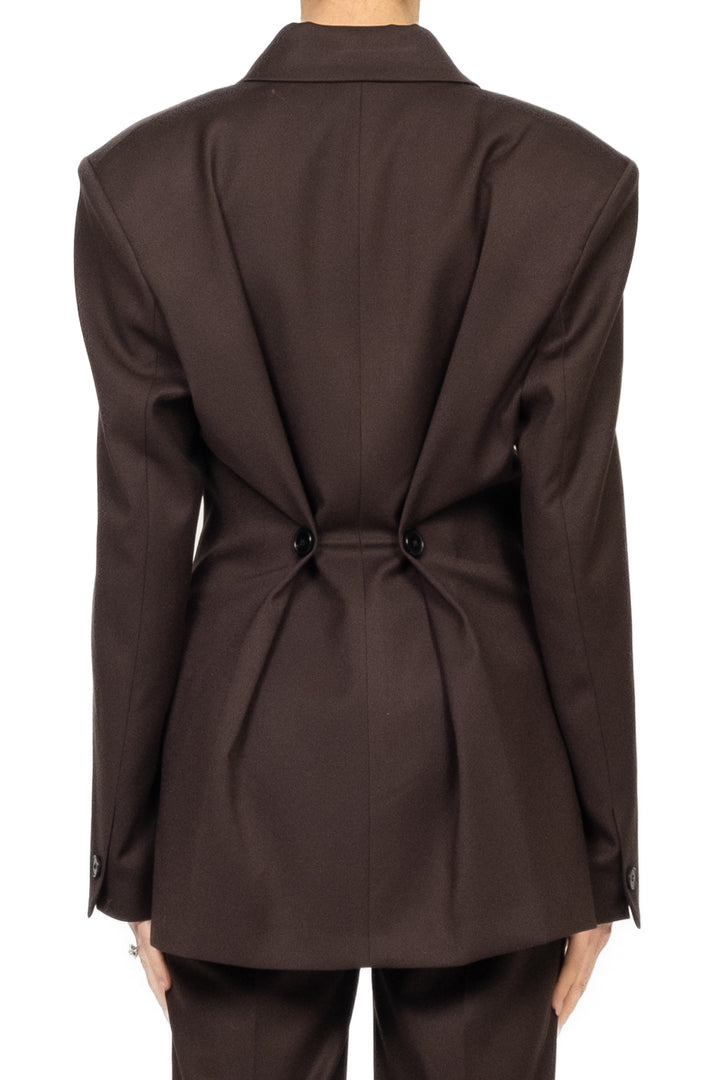 Vicolo - Giacca doppio petto sfiancata con bottoni dietro Art. TF2044